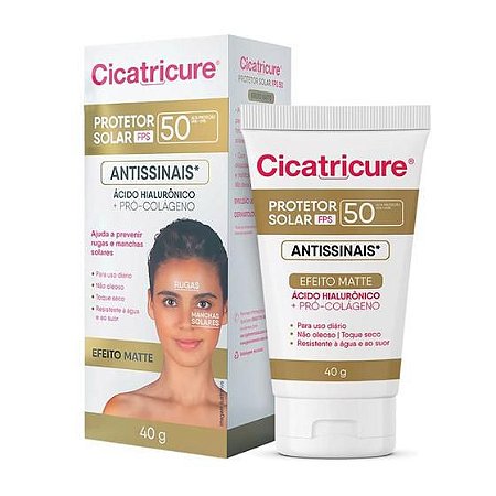 Cicatricure Protetor Solar Antisinais Fps50 40g