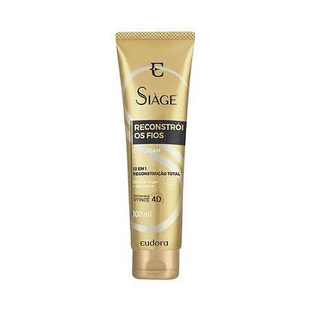 Creme Para Pentear Siàge Cc Cream Reconstrói Os Fios 100Ml