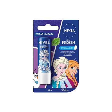 HIDRATANTE LABIAL NIVEA ORIGINAL CARE DISNEY FROZEN 4,8G