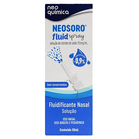 Neosoro Fluid Spray 0,9% 50Ml Neo Química