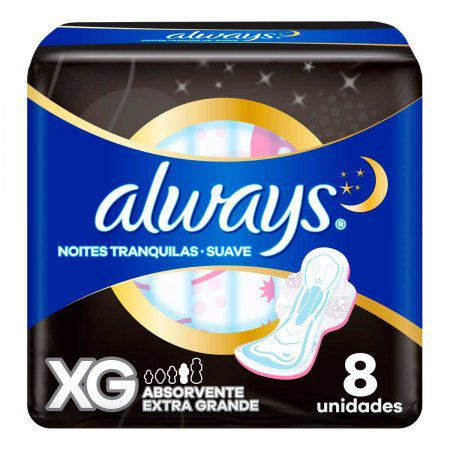 ABS ALWAYS NOITES TRANQUILAS SUAVE XG C/8 UN