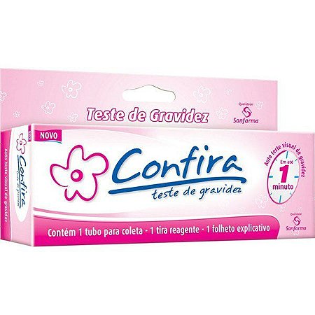 TESTE GRAVIDEZ CONFIRA TIRA + COLETOR