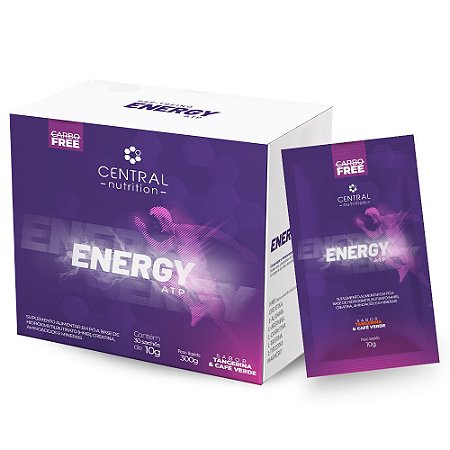 Energy ATP Limão Central Nutrition - 30 Sachês 10g