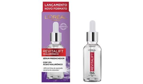 SÉRUM PREENCHEDOR FACIAL ANTI-IDADE L'ORÉAL PARIS REVITALIFT HIALURÔNICO 15ML