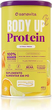 BODY UP PROTEIN SANAVITA FRUTAS CíTRICAS 450G