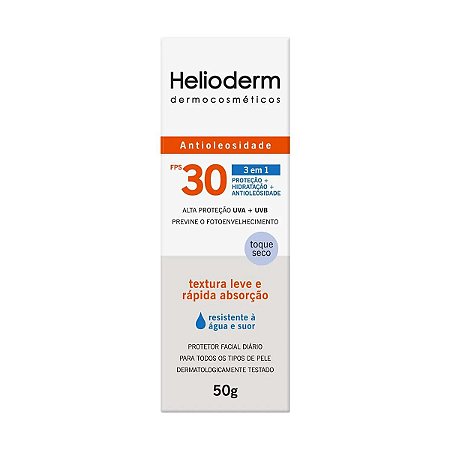 Helioderm Antioleosidade Toq.seco Fps30 Facial 50g