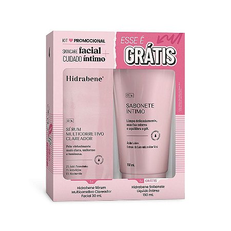 Hidrabene Kit Serum Multicorre 30ml+sab Liq150ml