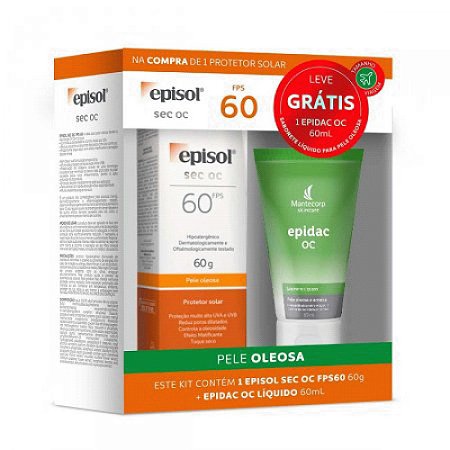 Episol Sec Oc 60g Fps60 + Epidac Oc 60ml