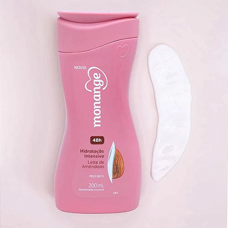 Monange Hidrat.intensa Leite Amendoas 200ml
