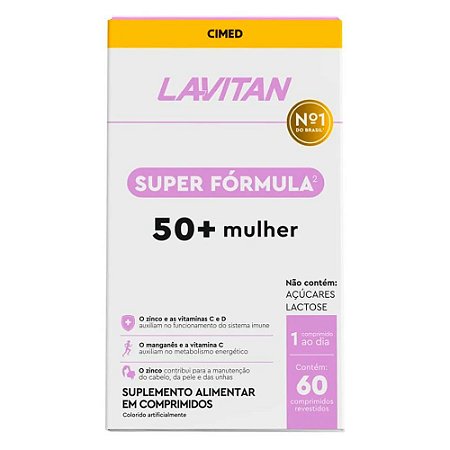 Lavitan Super Formula 50+ Mulher 60comp