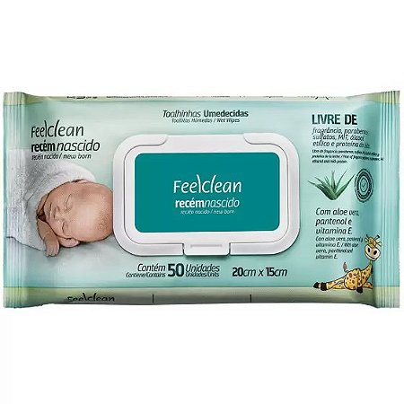 FEELCLEAN TOALINHAS UMEDECIDAS C/50 UN