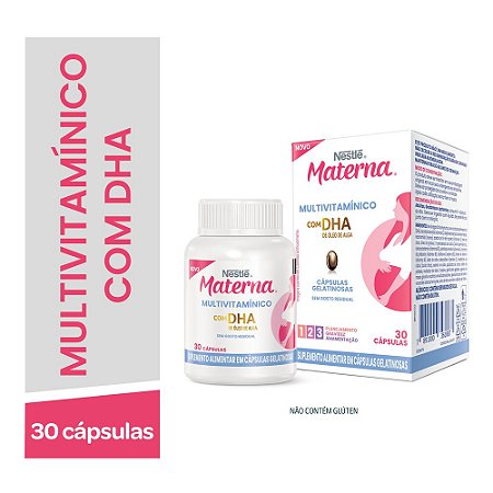 MATERNA MULTIVITAMINICO COM DHA C/30CAPS