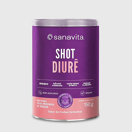 SHOT DIURE FRUTAS VERMELHAS 150G