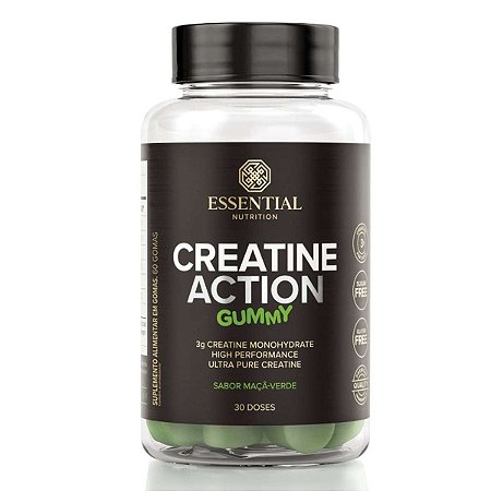 CREATINE ACTION GUMMY MACA VERDE C/60 GOMAS