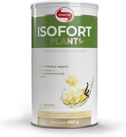ISOFORT PLANT BAUNILHA 450G