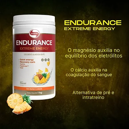 ENDURANCE EXTREME ENERGY POTE 1KG ABACAXI