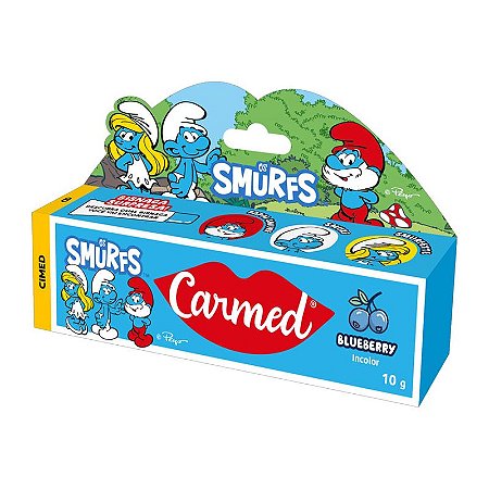 CARMED HIDRAT.LABIAL SMURFS BLUEBERRY 10G
