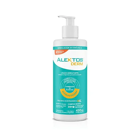Alektos Derm Locao Hidratante Corpo e Rosto 450ml