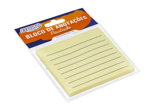 BLOCO AUTOADESIVO PAUTADO