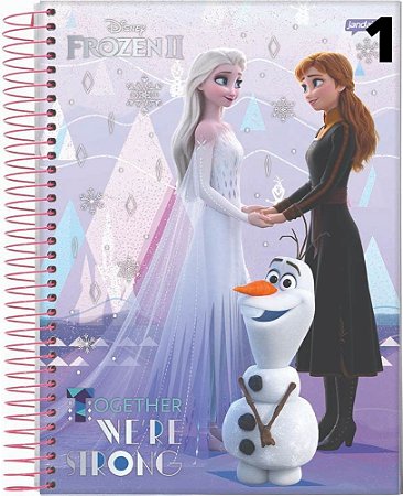 CADERNO 1/4 FROZEN