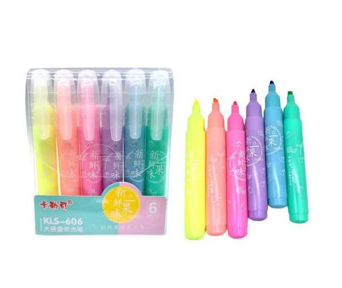 MARCA TEXTO JUMBO CORES PASTEL