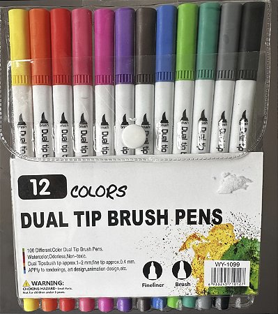 DUAL TIP BRUSH PEN CONJUNTO