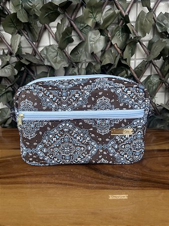 Necessáire média mood marrom