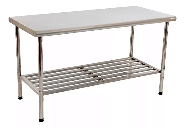 MESA DE SERVIÇO INOX