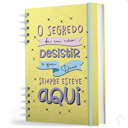 Planner Devocional O Segredo de Não Desistir