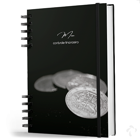 Caderno Meu Controle Financeiro - Contas Organizadas