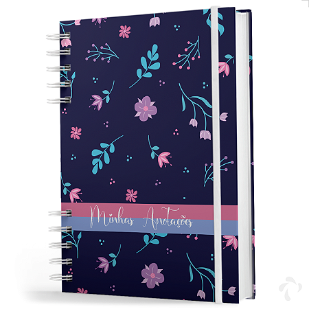 Caderno De Anotações -200 Pag- Coleção Floral - Garden