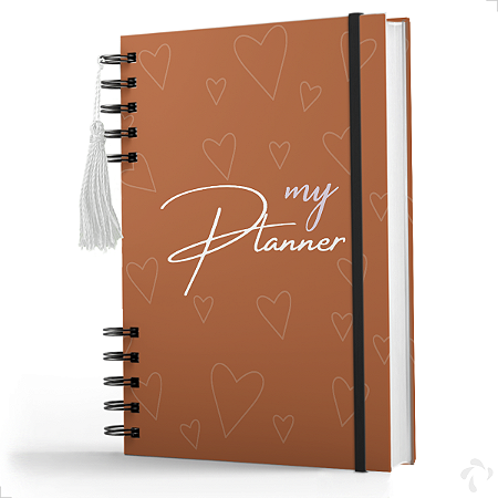 Agenda Planner Semanal E Mensal - My Planner - Orange
