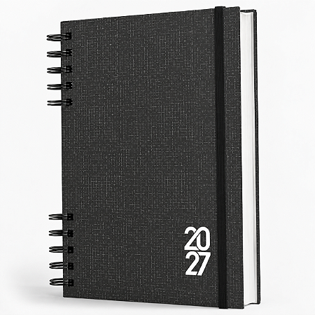 Agenda 2027 Capa Dura Negócios E Organização Pessoal Preta