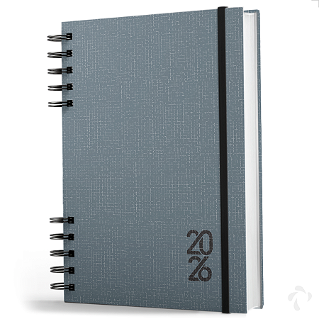 Agenda 2026 Capa Dura Negócios E Organização Pessoal Cinza