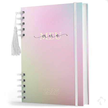 Agenda 2026 Organização Pessoal Capa Dura Meu Ano Colors