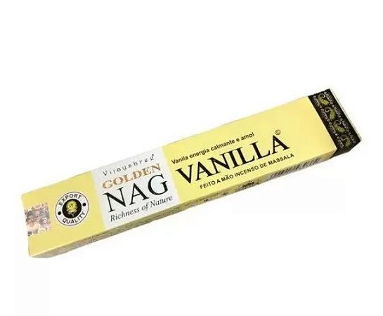 Incenso Golden Nag Vanilla