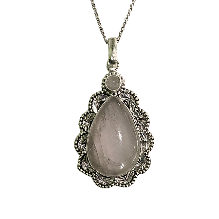 Colar Quartzo Transparente