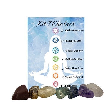 Kit Chakras Lapidado - Bosque