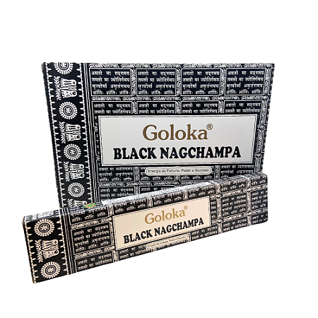 Incenso Black Champa - Goloka