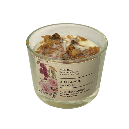 Vela Aromática - Lichia e Rosas