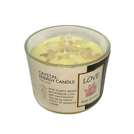 vela Aromática - Rosa Fresca