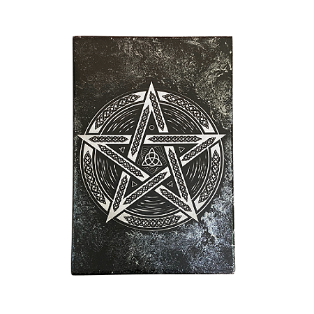 Caixa de Tarô e Espelhos - Triskle e Pentagrama