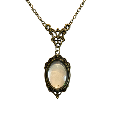 Colar Vintage Lupa Leitura