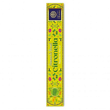 Incenso Citronela Aromas do Brasil Ohana Artesanal Massala
