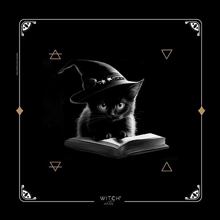 Mandala Gato Preto Bruxo