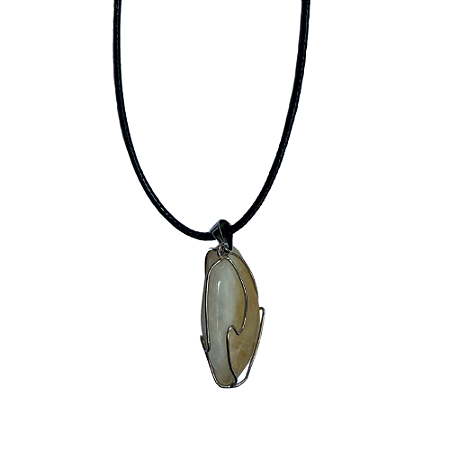 Colar Citrino em Envolto Orgânico