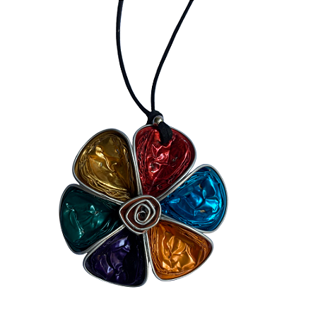 Conjunto de Acessórios Reciclados Coloridos