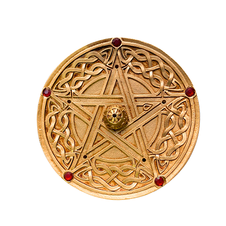 Incensário Wicca com Strass