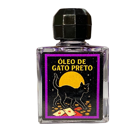Óleo de Gato Preto - Hoodoo Óleos Mágicos