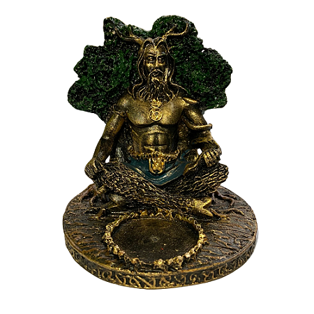 Dupla de Incensários Cernunnos e Deusa Danu